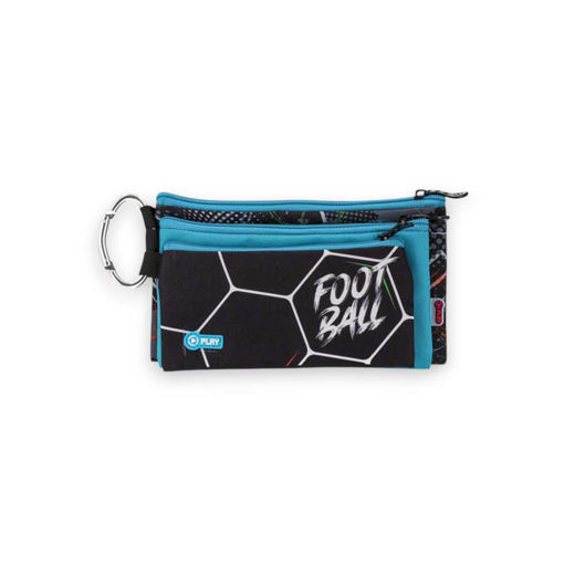 Picture of FOOTBALL BLACK PENCIL CASE